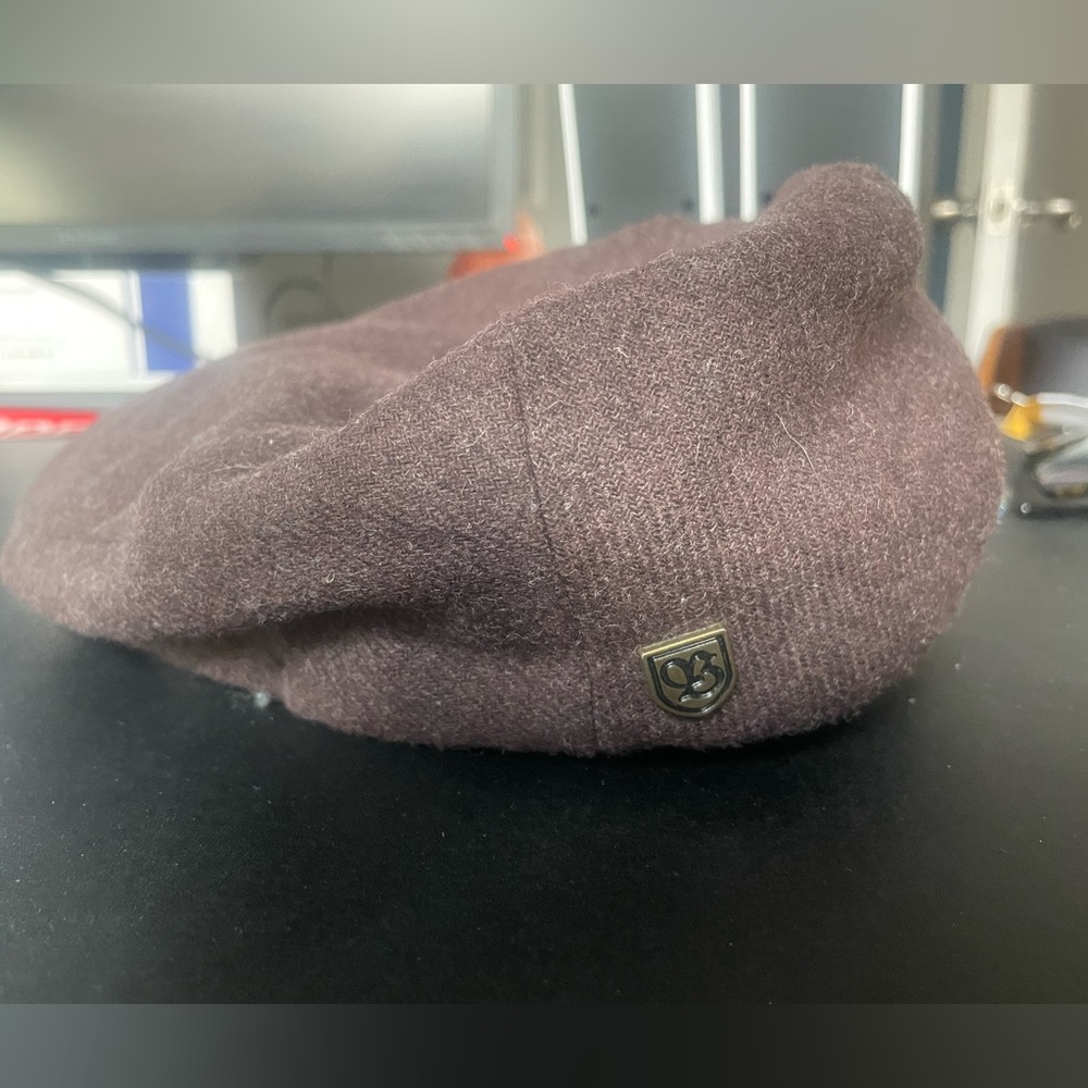 Brixton Brood Snap Newsboy Brown 8 Panel Cap Medium Great condition